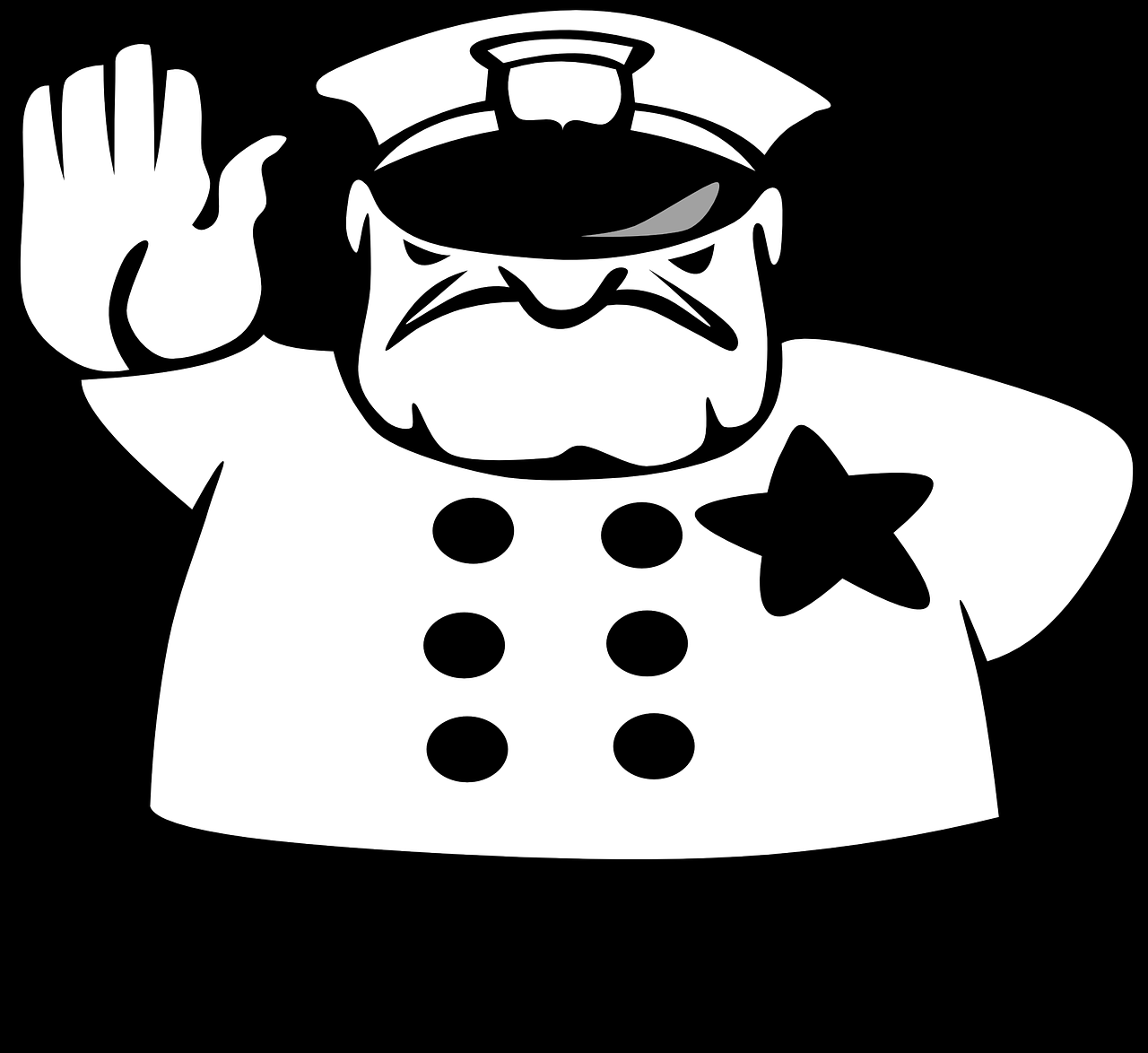 Policeman - Image by Clker-Free-Vector-Images from Pixabay
